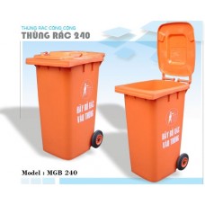 Thùng rác 240 lít - Công Ty TNHH Sản Xuất Việt Xanh